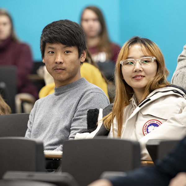 students in a classroom