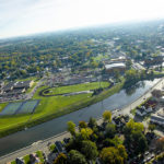aerial photo of Muncie