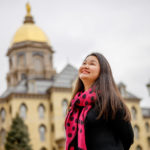 Francesca Varga outside, smiling