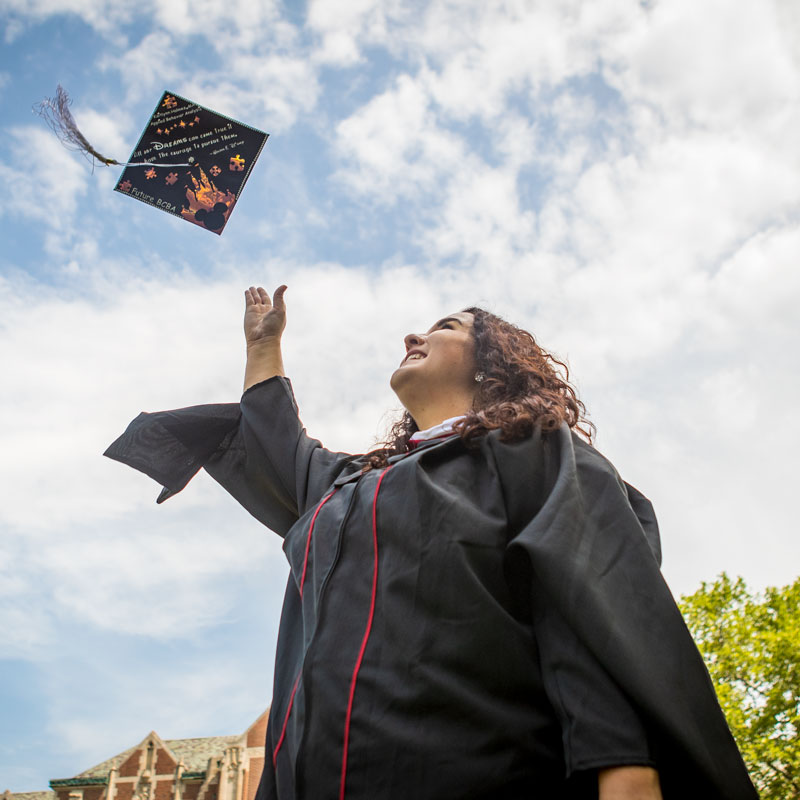 Online Grad Drives 24 Hours From Connecticut to Celebrate Her