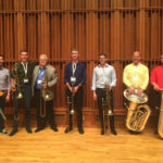 Posed photo from the Low Brass workshop